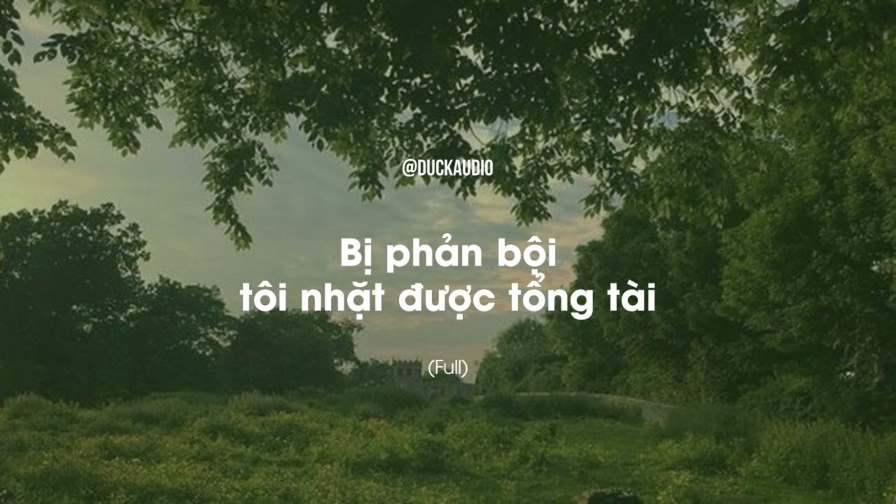 [Truyện Audio] BỊ PHẢN BỘI TÔI NHẶT ĐƯỢC TỔNG TÀI - Full | Duck Audio