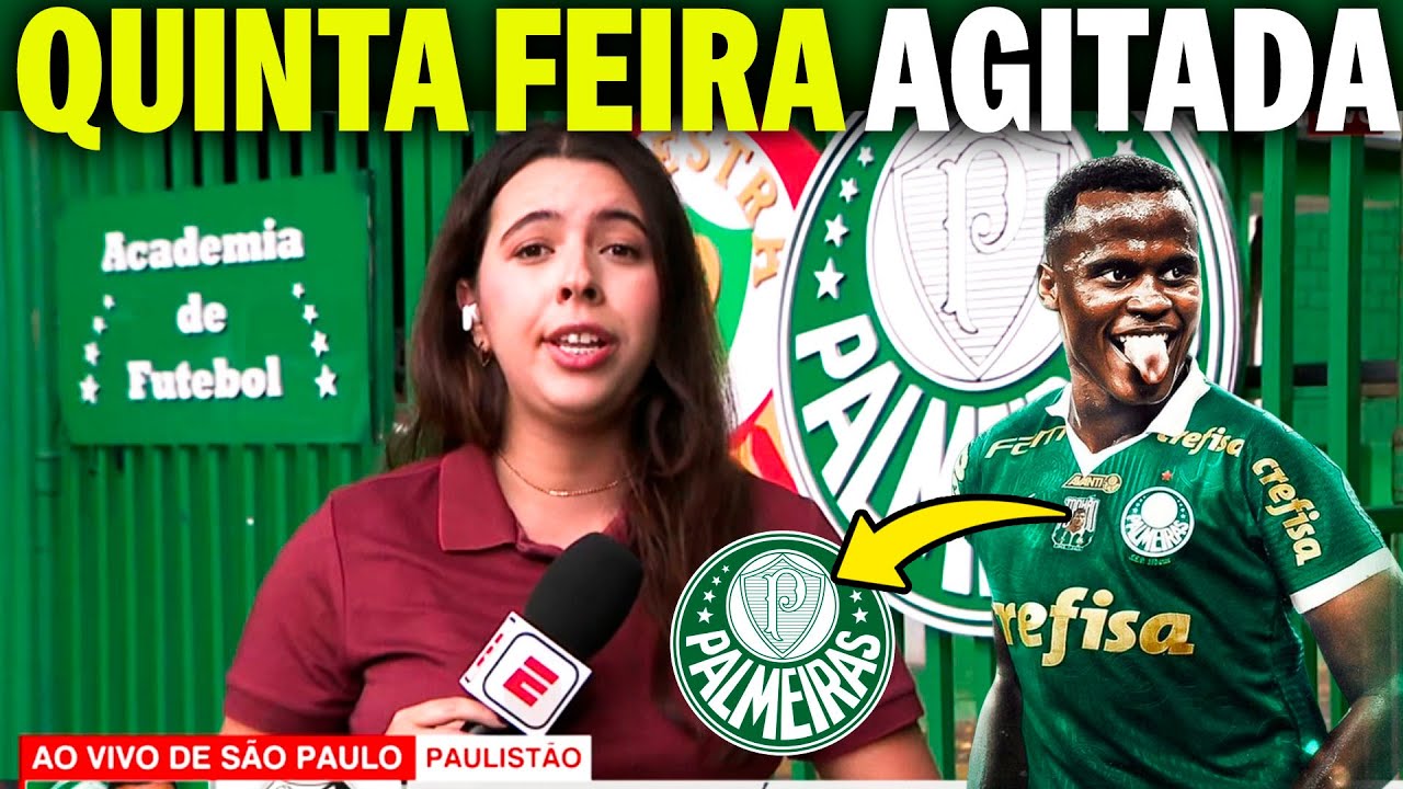 🚨ACABOU DE SAIR! ARIAS NO PALMEIRAS TEM UM NOVO CONCORRENTE! QUINTA FEIRA MOVIMENTADA!