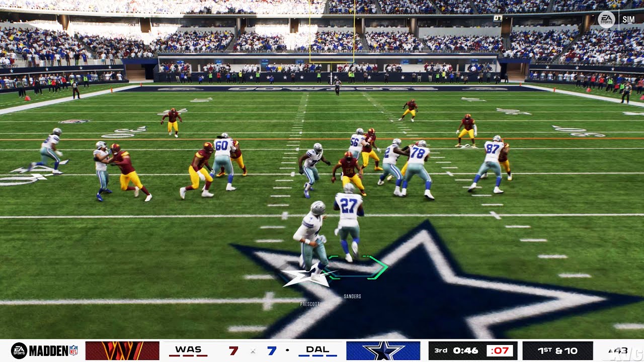 Madden NFL 26 - Washington Commanders vs Dallas Cowboys - Gameplay (PS5 UHD) [4K60FPS]