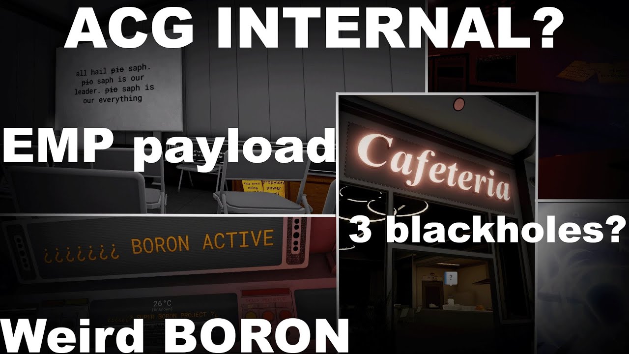 3 blackholes, ACG INTERNAL, WEIRD BORON | A Core Game