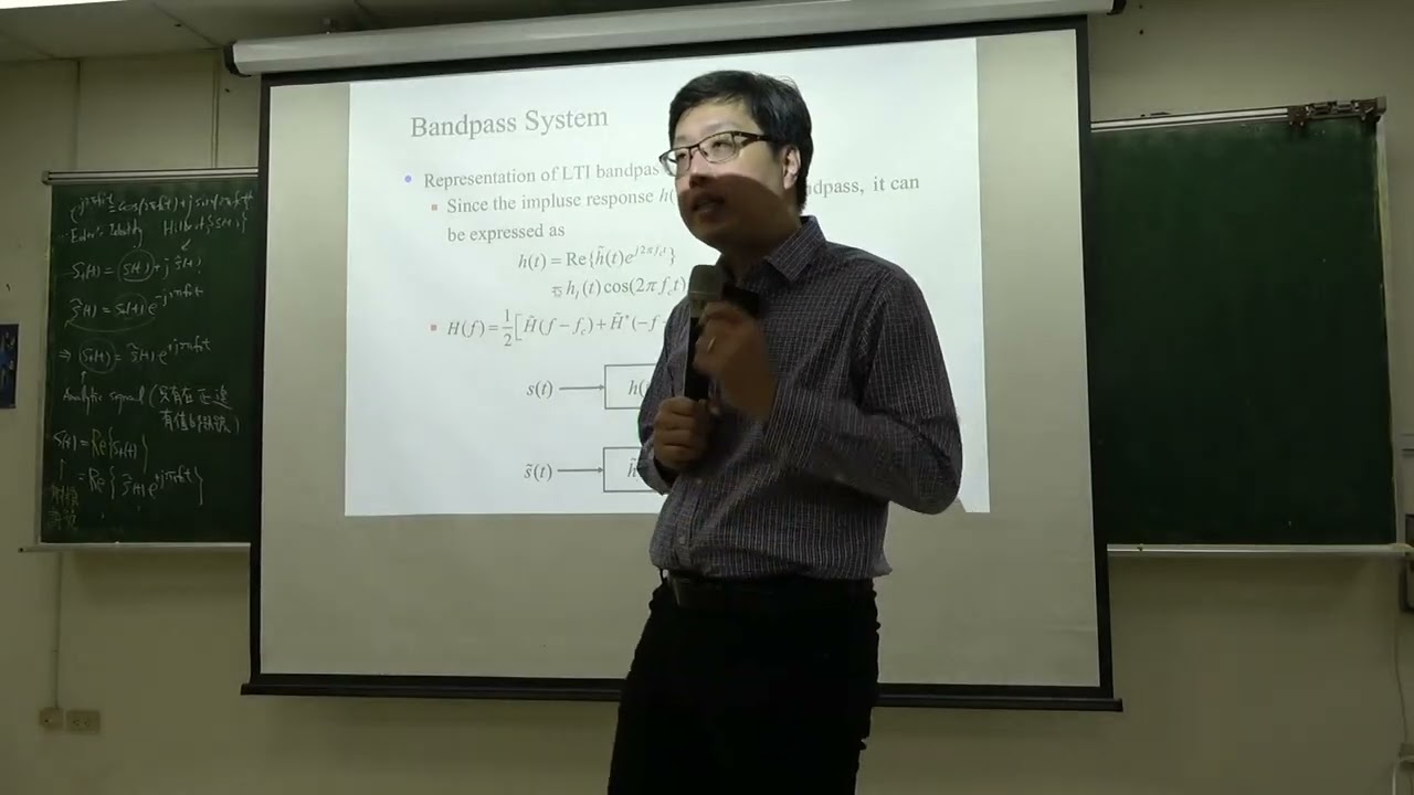 數位通訊 Representation of Bandpss Singals,Systems,and Stochastic Process 2