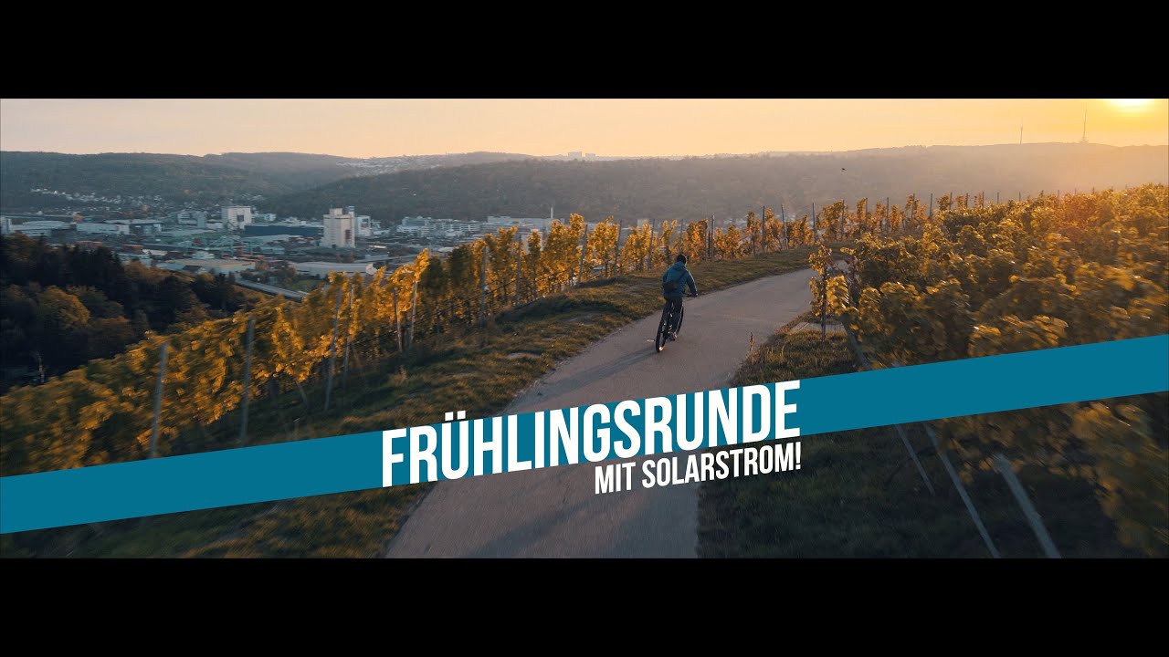 ⁴ᴷ E-Bike Frühlingsrunde mit Solarstrom
