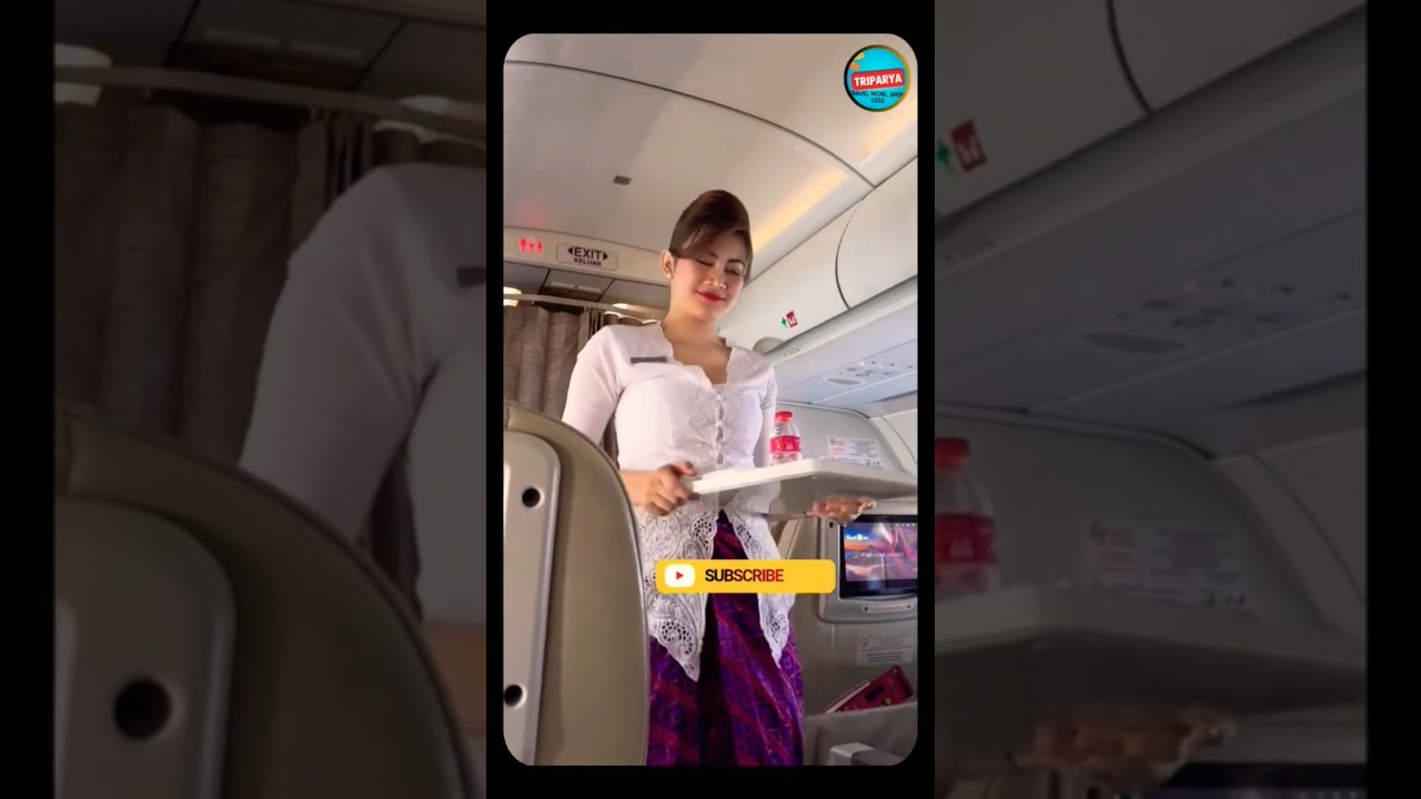 Classic Cabin Crew Batik Air Business Class #travelshorts #batikair #cabincrew