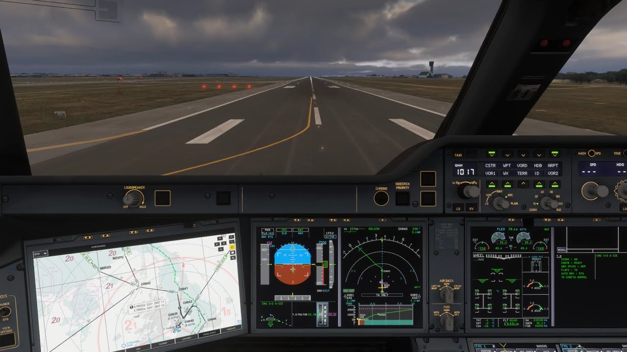 MSFS2024 Departure out of Copenhagen Inibuilds A350