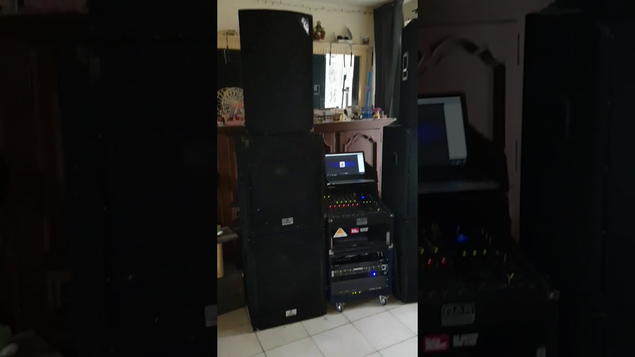 Speaker set nu. Devine 118b mkll sub. Dap mc 15 top.