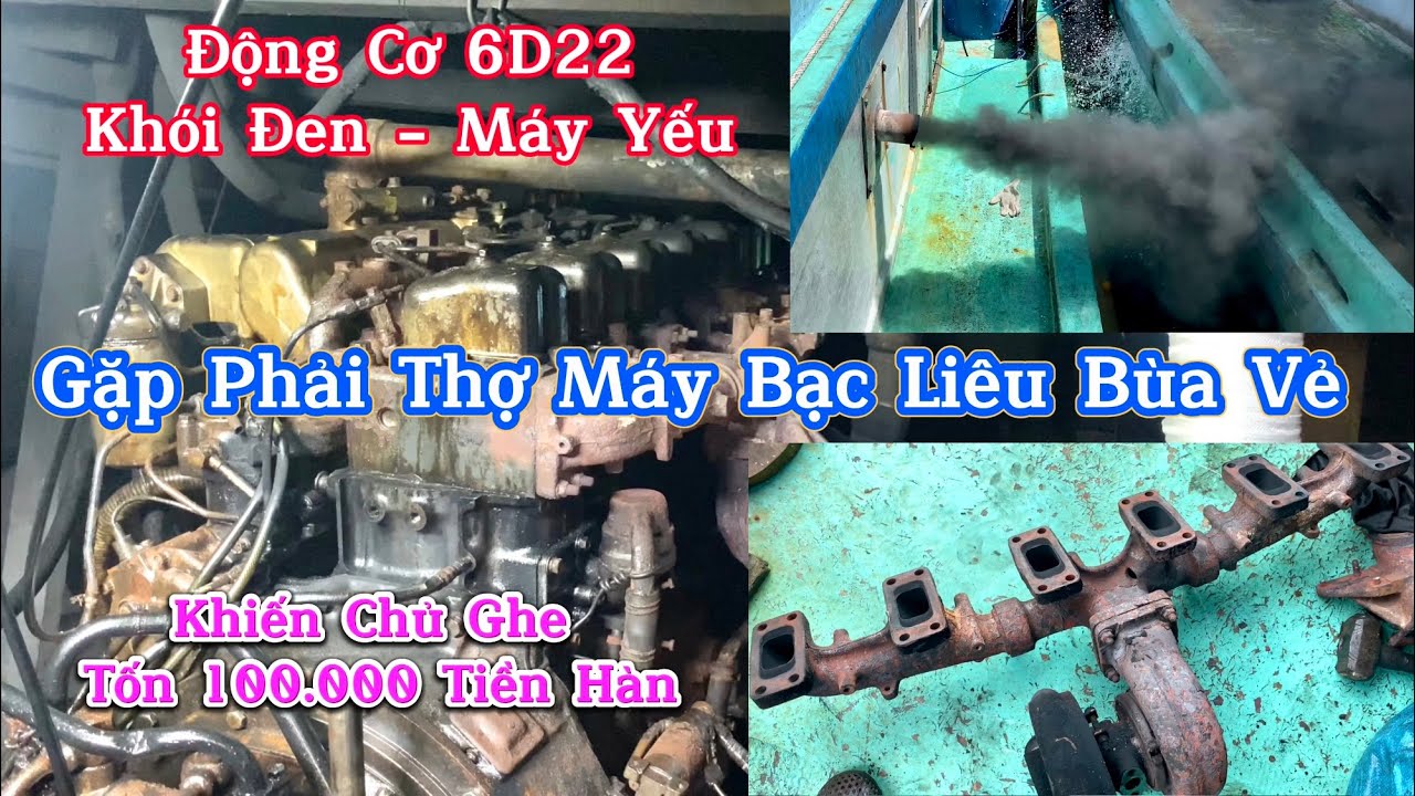 Động Cơ Mitsubishi 6D22 Khói Đen- Máy Yếu, Kiểm Tra Và Cái Kết...