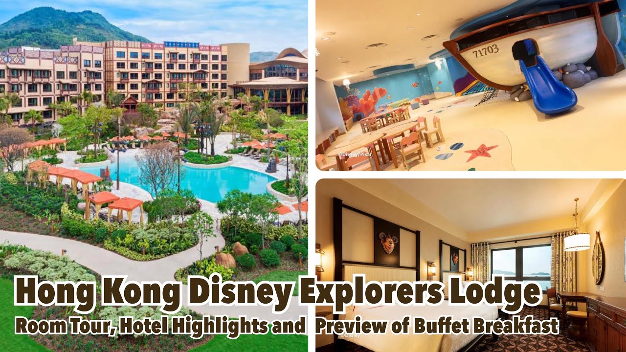 Hong Kong Disney Explorers Lodge | Room Tour, Hotel Highlights and Preview of Buffet Breakfast