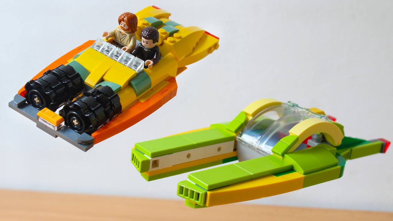Lego Star Wars Coruscant Speeder Chase MOC