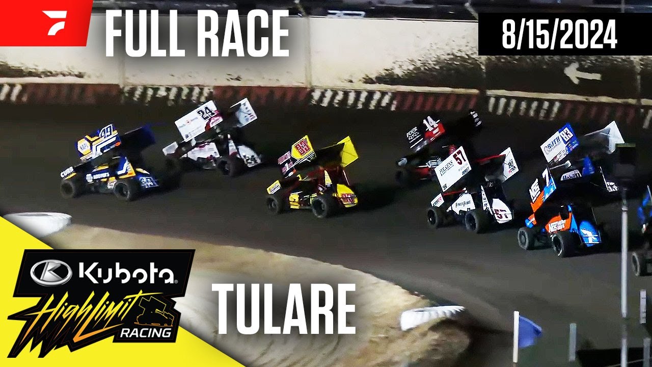 FULL RACE: Kubota High Limit Racing at Tulare Thunderbowl Raceway 8/15/2024