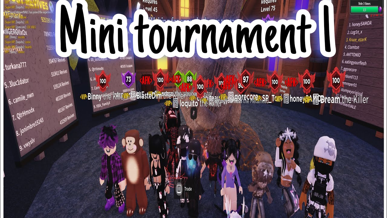 MINI TOURNAMENT 1 | Survive The Killer