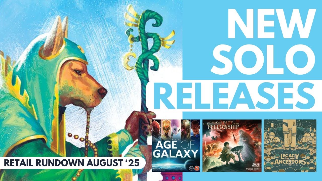 Retail Rundown Ep.3: Top Solo Board Games Available Now! (August 2025)