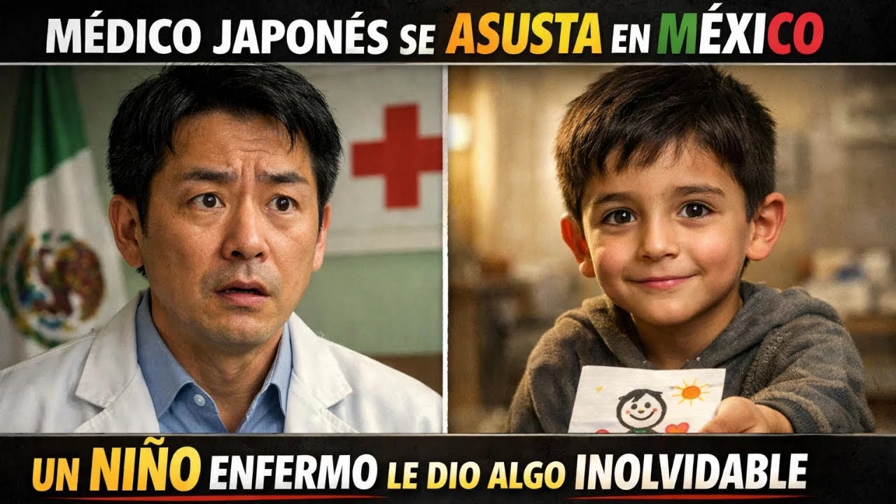 Un médico japonés se asusta al llegar a MÉXICO: un niño enfermo le dio algo que nunca olvidará