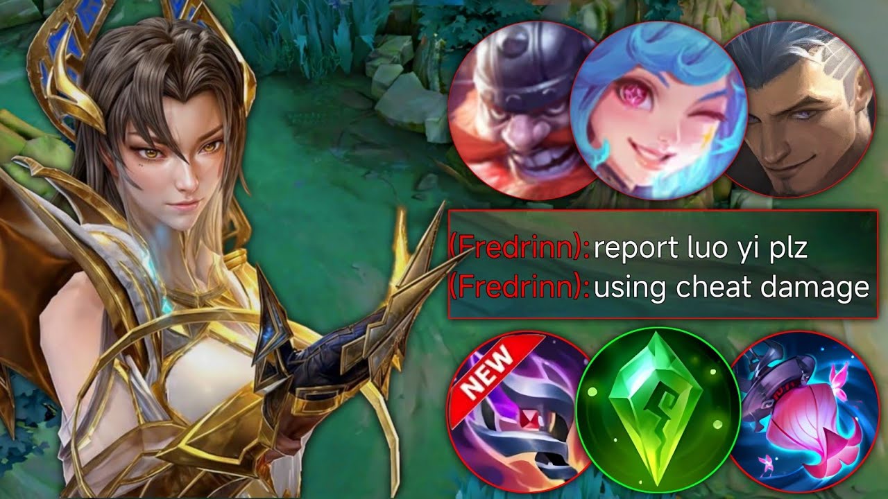 LUO YI BEST MAGE TO CARRY FOR SOLO RANKED!? | LUO YI BEST BUILD & EMBLEM | Mobile legends 