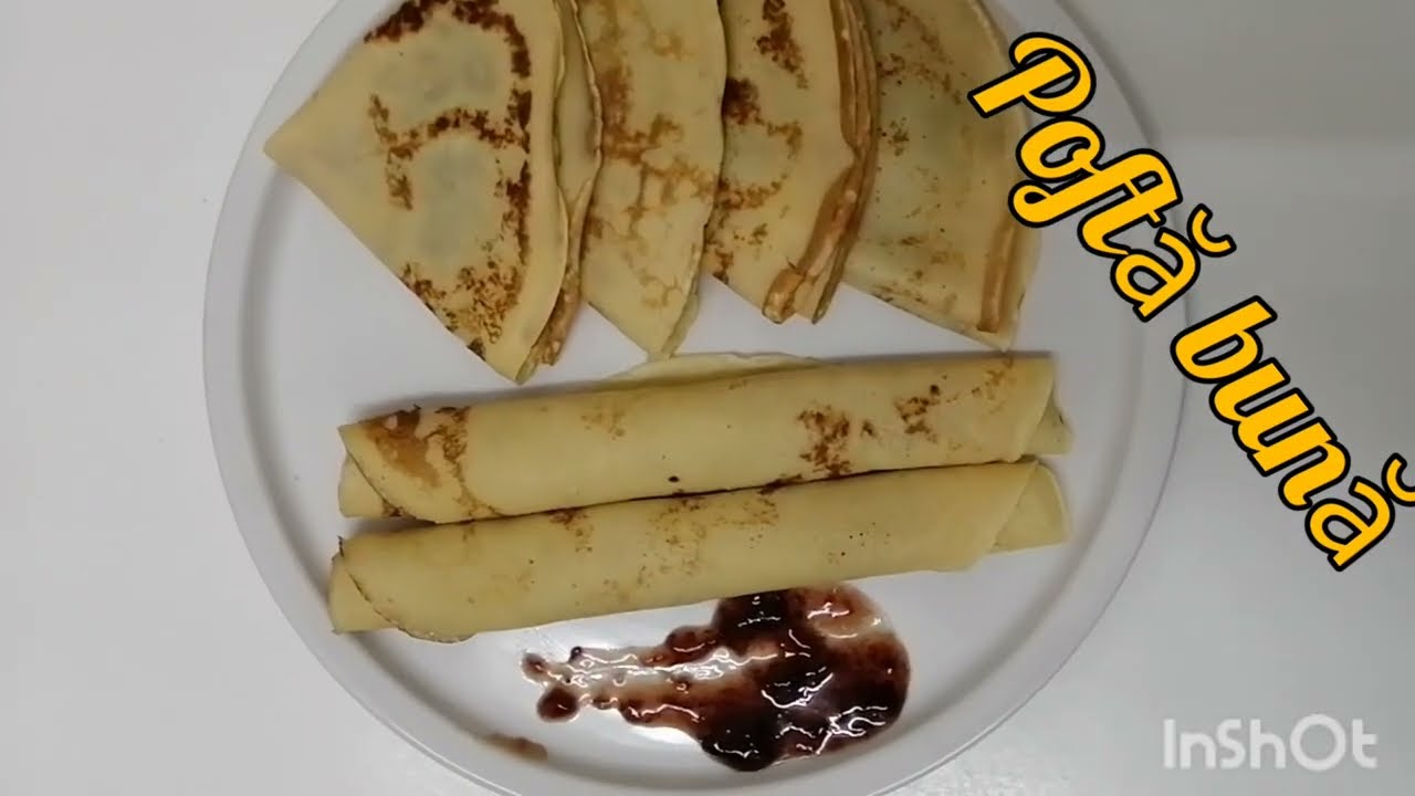 Clătite cu dulceață de capșuni