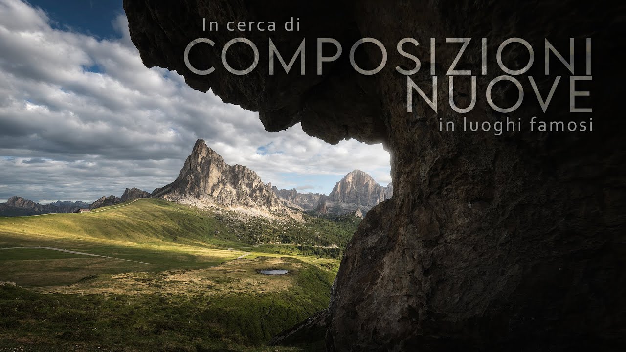 Trovare NUOVE COMPOSIZIONI in luoghi molto famosi: fotografia di paesaggio a PASSO GIAU, Dolomiti