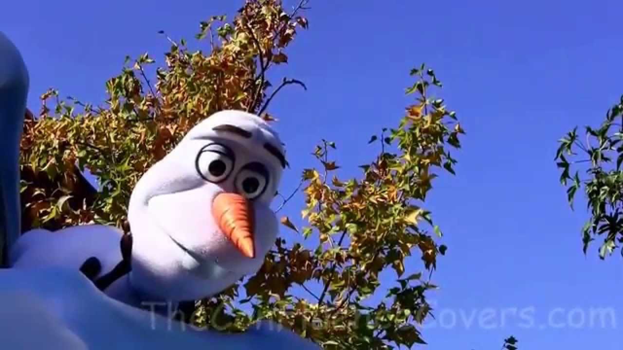 FULL Video of Olaf from Frozen Talking During Day Royal Reception Meet Greet Anna Elsa Disneyland