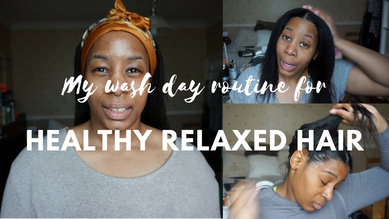 MY WASH DAY ROUTINE FOR HEALTHY RELAXED HAIR | MeThroughUrEyes