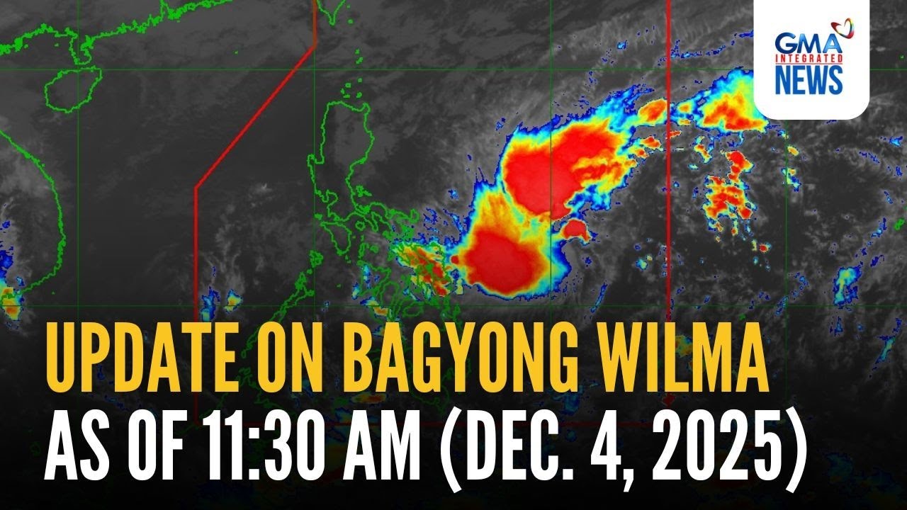 PAGASA update on Bagyong Wilma as of Dec. 4, 2025 | GMA Integrated News