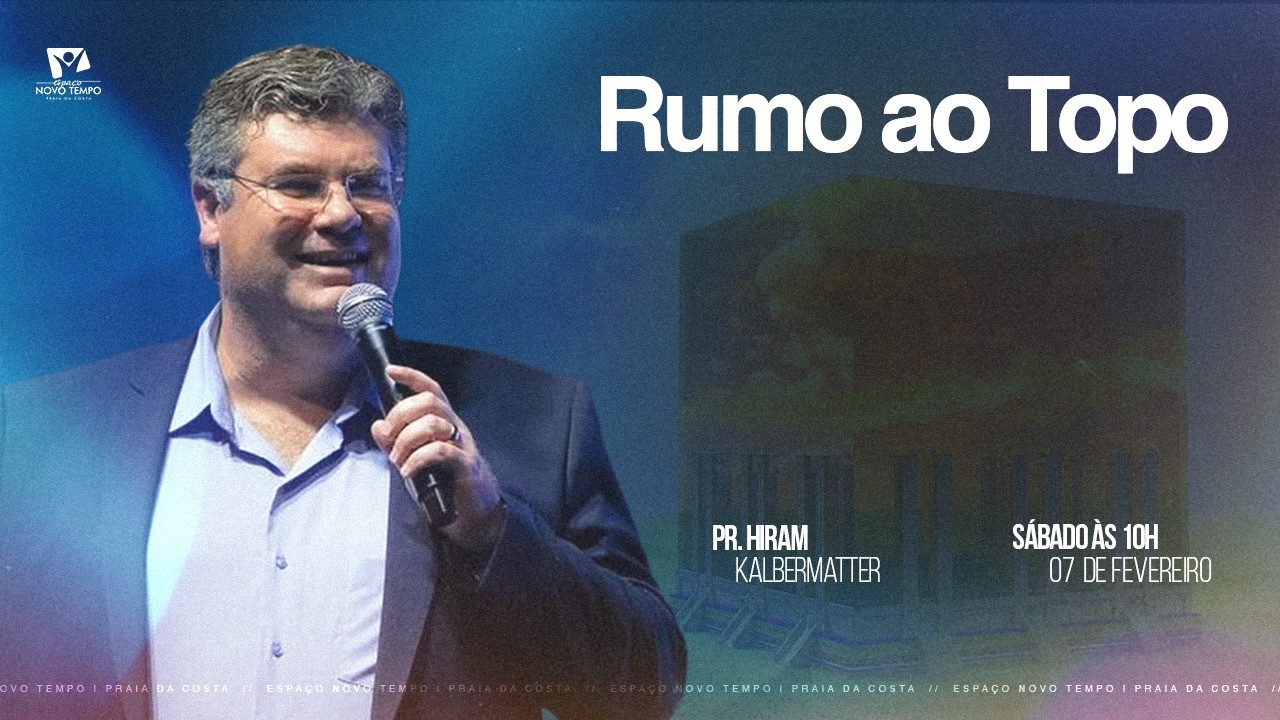Culto ao Vivo | Rumo ao Topo | Pr. Hiram Kalbermatter | 07/02/2026