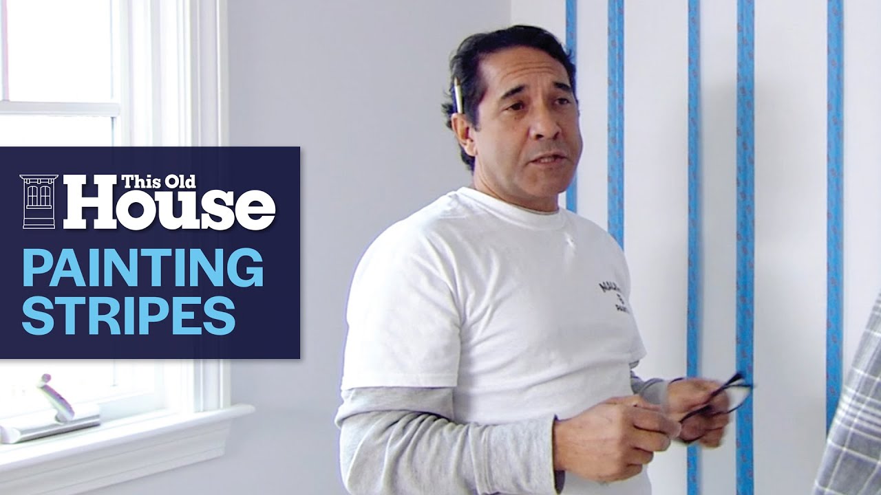 How to Paint Wall Stripes | This Old House