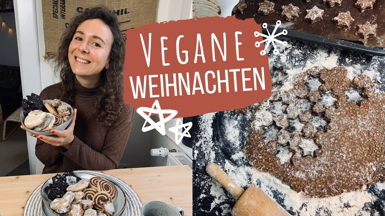 VEGANE PLÄTZCHEN » 4 weihnachtliche Rezepte