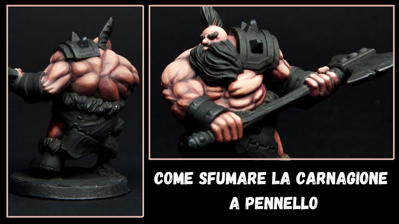 Come sfumare e modellare la CARNAGIONE a pennello