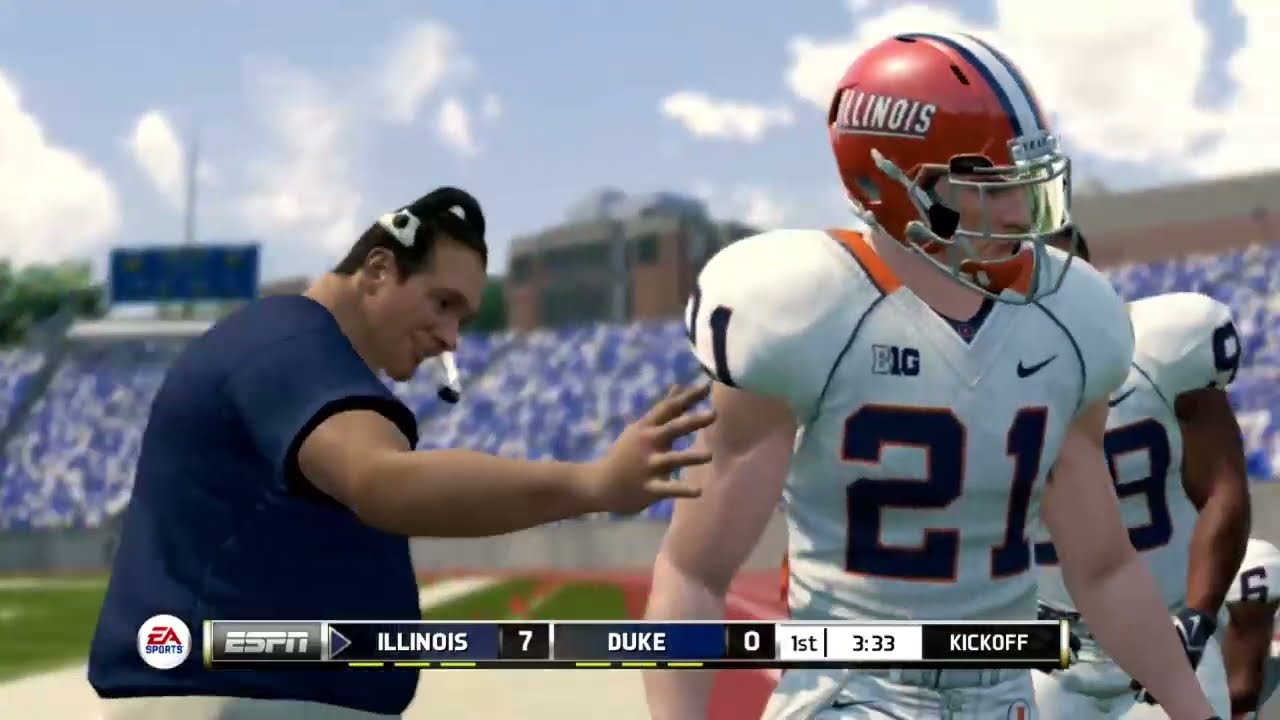 Illinois vs Duke - NCAA Football 26 - Updated 2025-26 Rosters Week 2 Sep 2 - 7