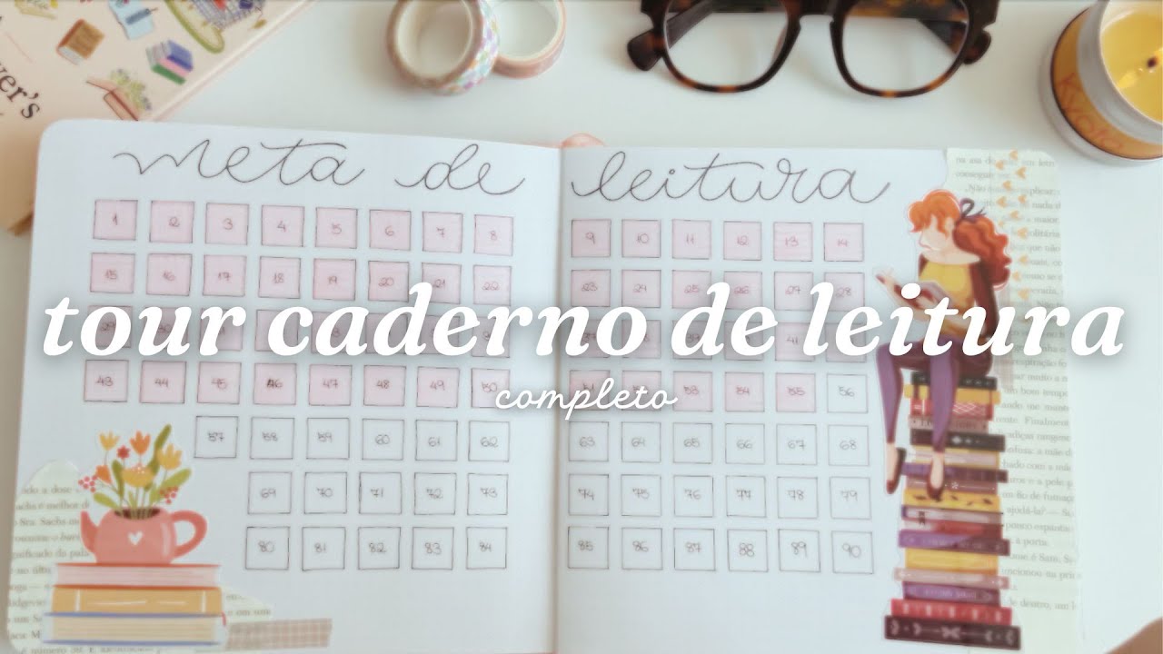 Tour Caderno de Leituras 2025 | Reading Journal Tour