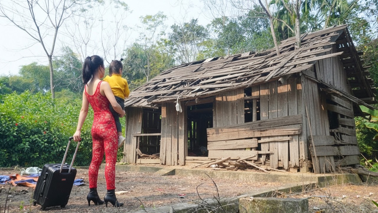 Single Mother Renovates Her Grandmother’s Old House After Divorce — Unbelievable Transformation!