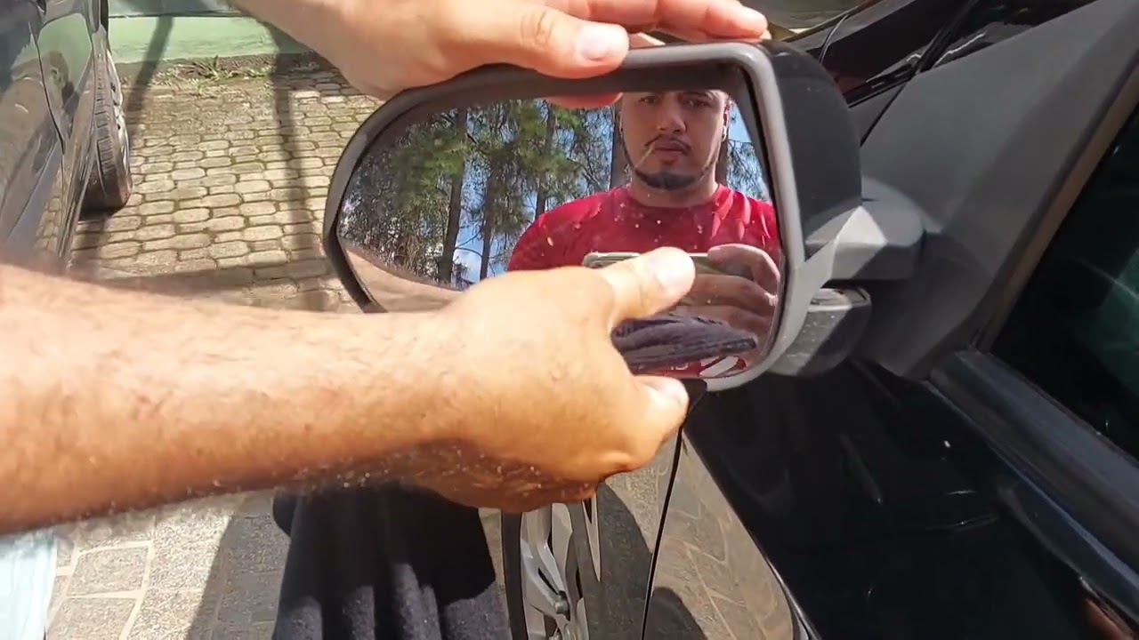 Como substituir o espelho do retrovisor do Onix e  Prisma