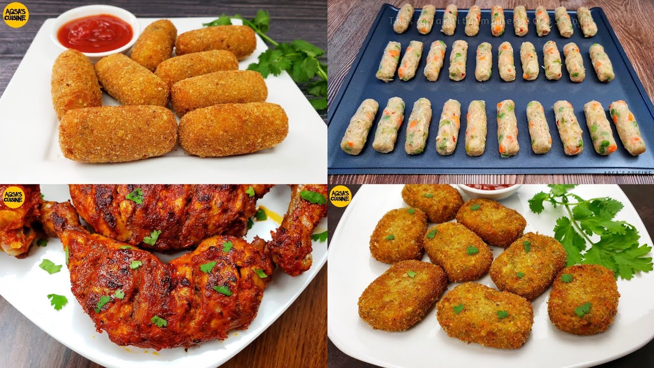 4 New Snacks for Iftar by Aqsa's Cuisine, Easy Snacks, Ramadan Recipes, Peri Peri Chicken Iftar Menu