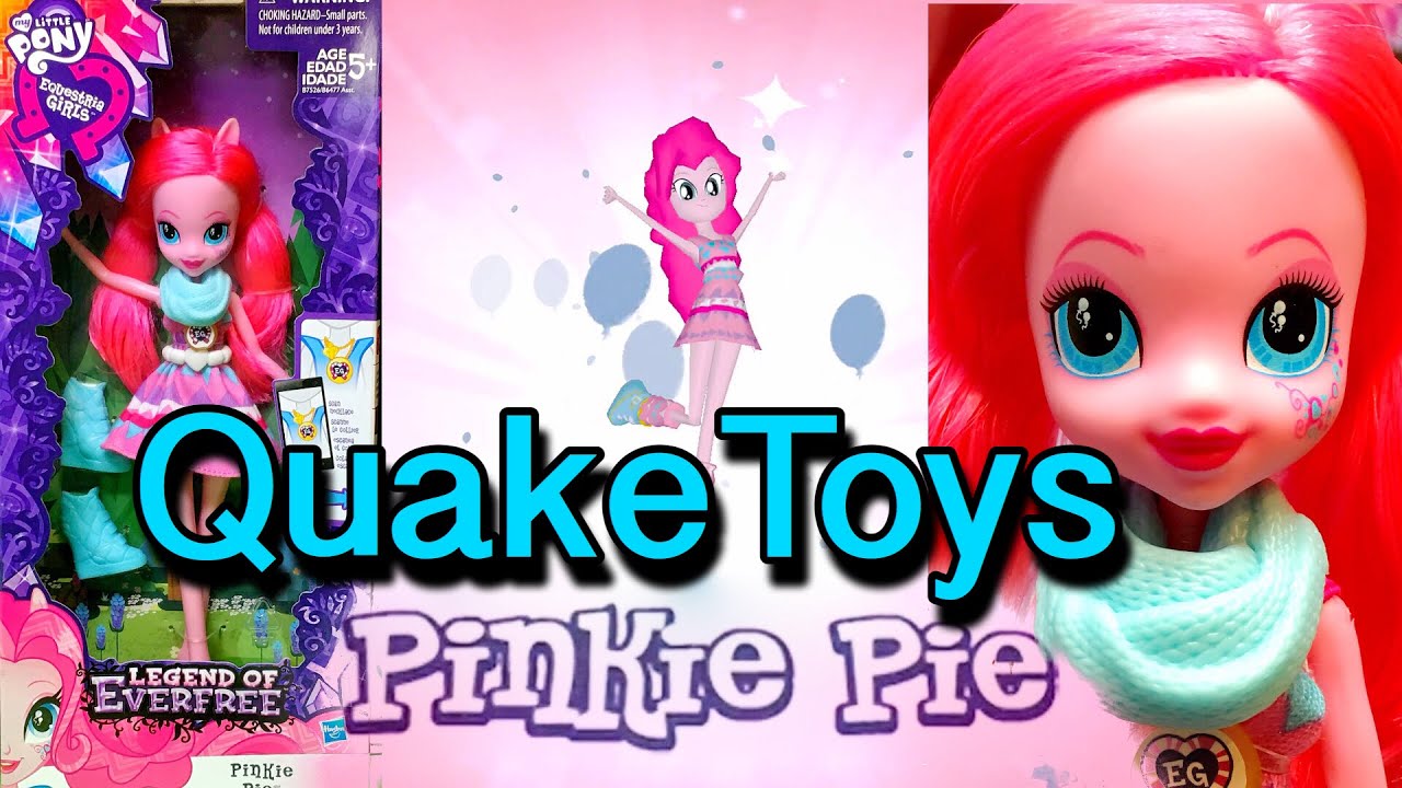 New My Little Pony Equestria Girls Legend of Everfree Pinkie Pie Geo MLP Zapcode QuakeToys