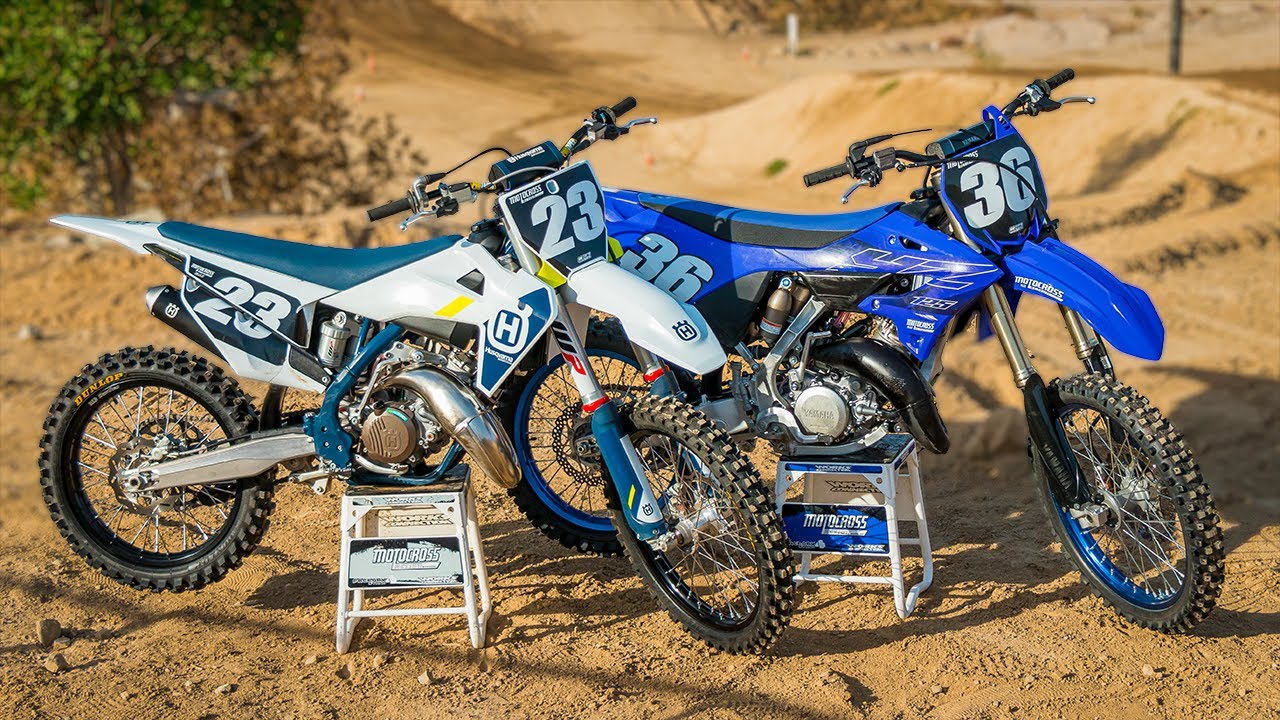 2022 Yamaha YZ125 vs 2022 Husqvarna TC125 - Motocross Action Magazine