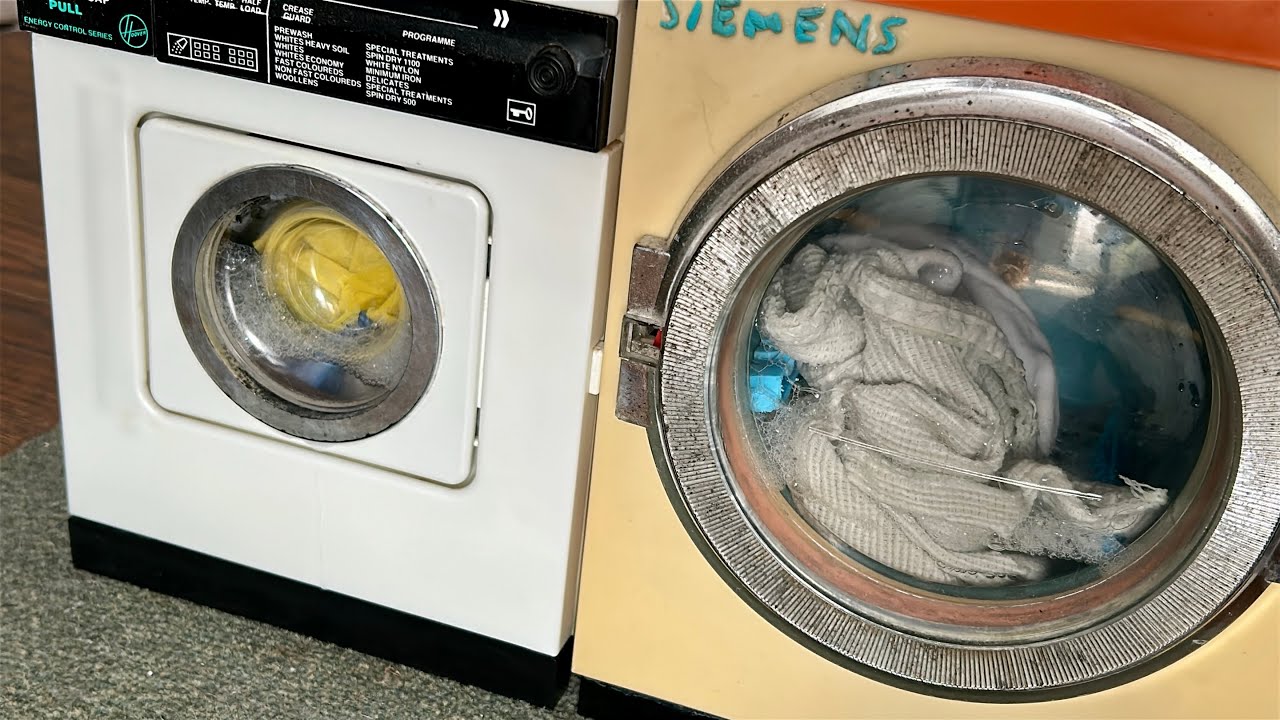 Waschtag Waschmaschine Retro (Teil 2/2)