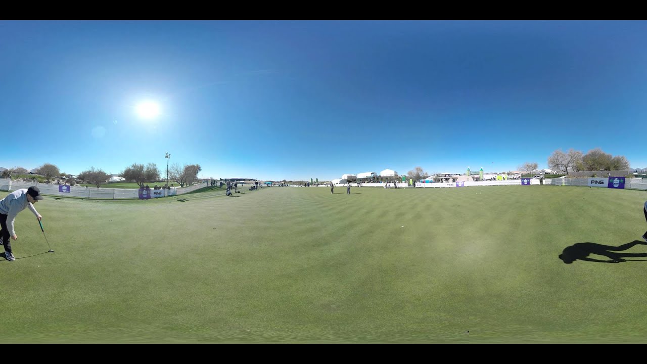 Patrick Rodgers shows how to read a putt in 360