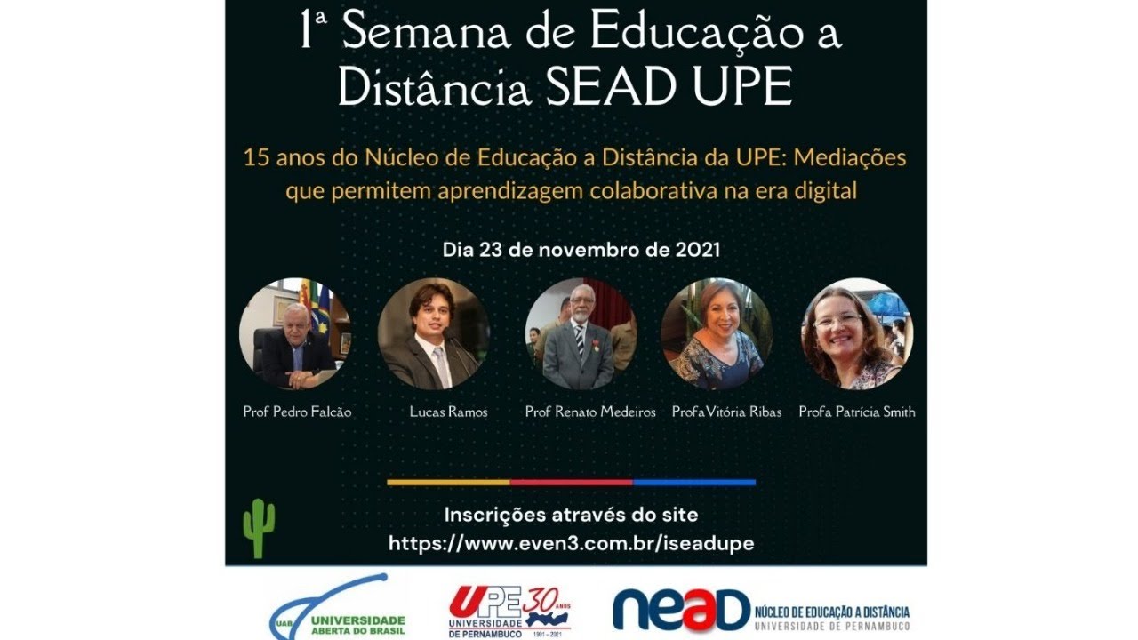 I Semana de Educação a Distância (I SEAD) da UPE