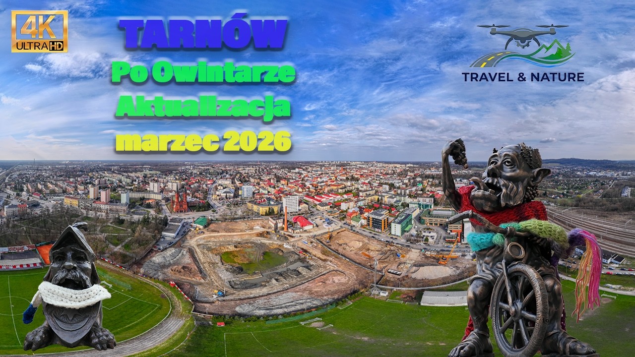 #Tarn&oacute;w z drona Były #Owintar. Koniec marca | Panorama Tarnowa | szczeg&oacute;ły
