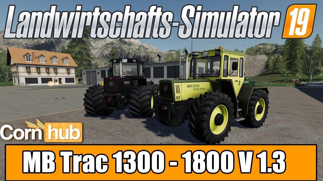 LS19 Modvorstellung - MB Trac 1300 - 1800 V 1.3 Beta - Farming Simulator 19 Mods