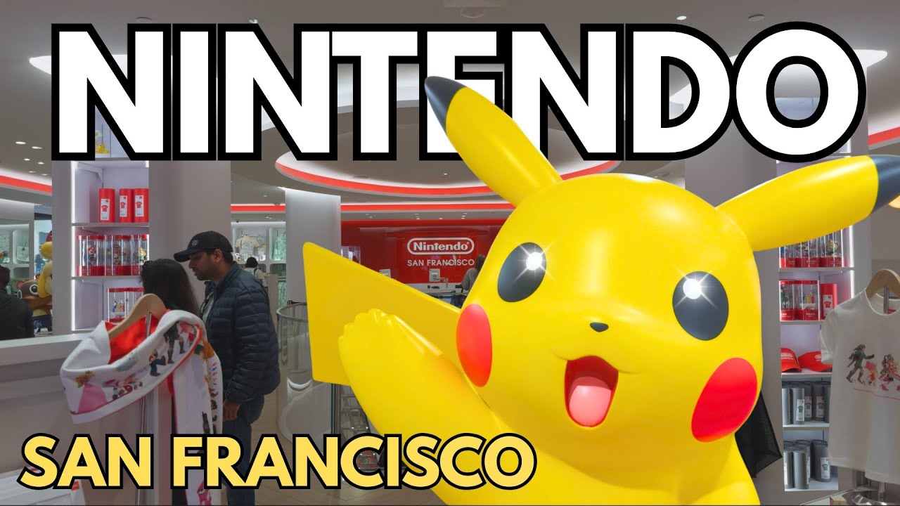 New Nintendo Store San Francisco Grand Opening | 2025 Store Tour!