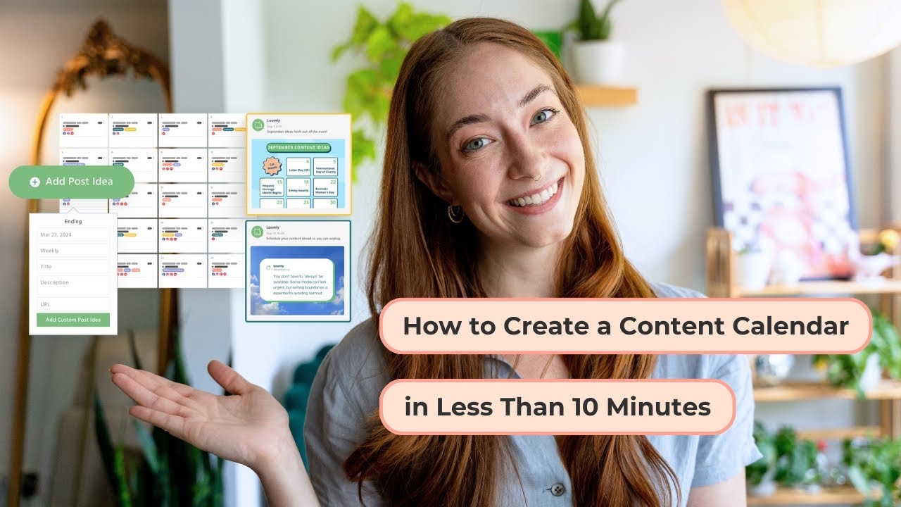 How to Create a Social Media Content Calendar in Less Than 10 Minutes