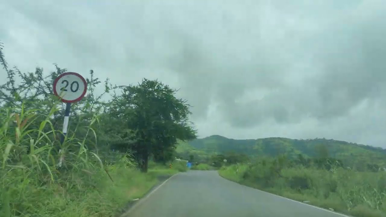 Tikona Fort Road with timelapse nice weather