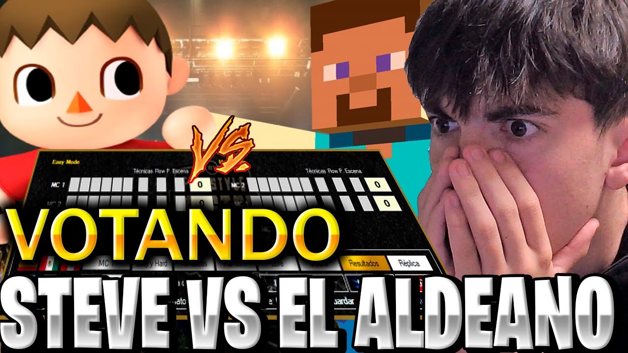 VOTANDO STEVE VS EL ALDEANO| LAS EPICAS BATALLAS DE RAP DEL FRIKISMO