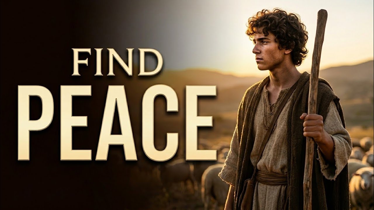 David the Shepherd | Ancient Harp Music | Desert Sunset