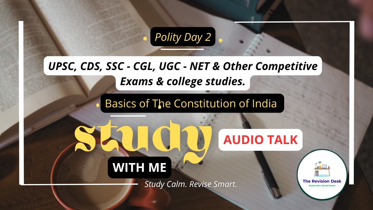 Базовое понимание Конституции (моими словами). Конкурсные экзамены UPSC, SSC-CGL, UGC-NET.