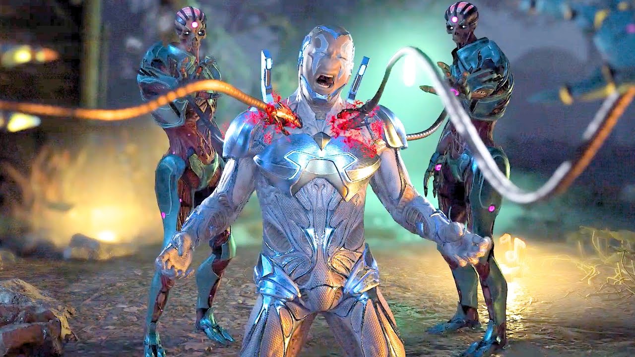 Injustice 2 All Super Moves on Blue Beetle (No HUD) 4K UHD 2160p
