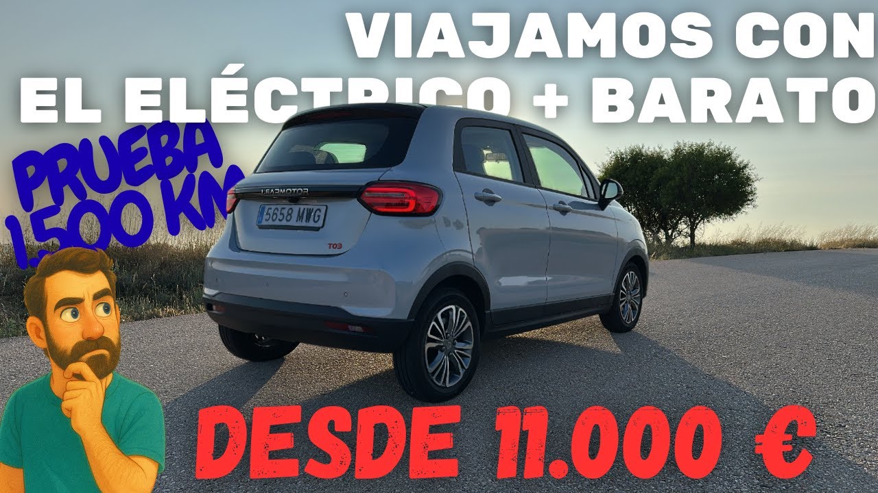 Probamos el coche eléctrico + barato 🤑 en viaje! #TestDrive 1.431 km con Leapmotor T03 #LeapmotorT03