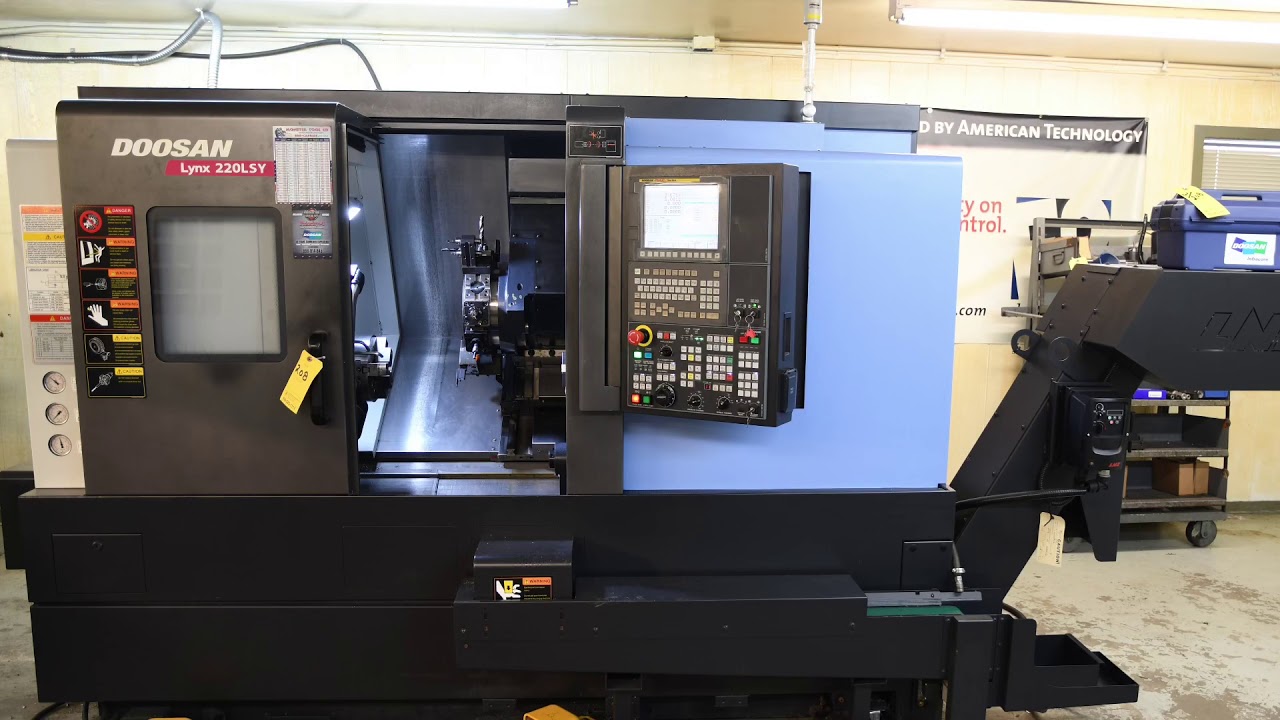 2015 Doosan Lynx 220LSY with sub spindle & live tooling
