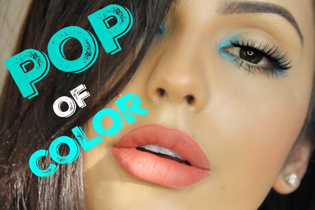 Pop of Color/ Easy eye makeup -Jackie Hernandez