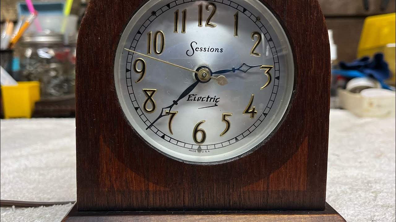 Repair and Restoration of a Sessions Electric Clock c. 1930’s.