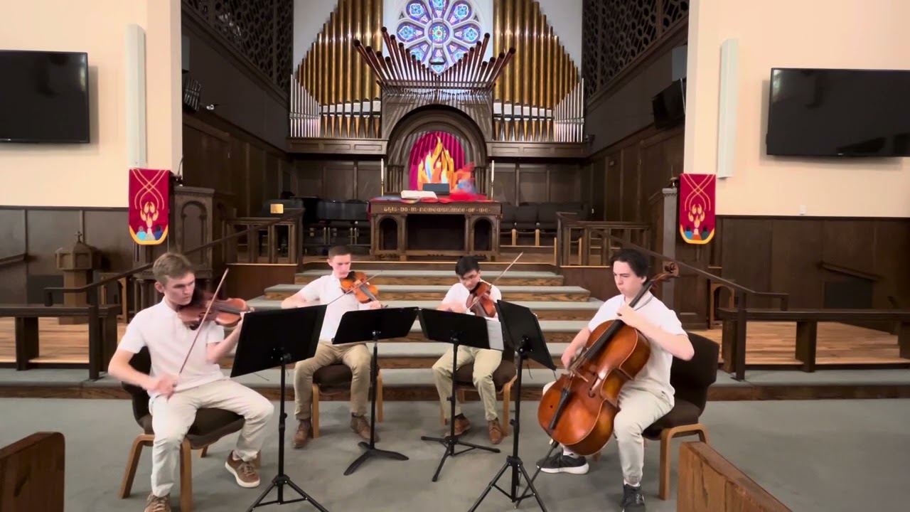 Thaxted (from Jupiter, the Planets) by Gustav Holst, performed by the Sunflower String Quartet